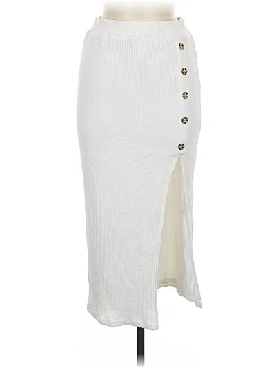 Pre-owned Lulus Casual Skirt In White