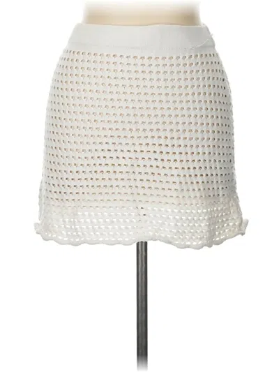 Pre-owned Lulus Casual Skirt In White