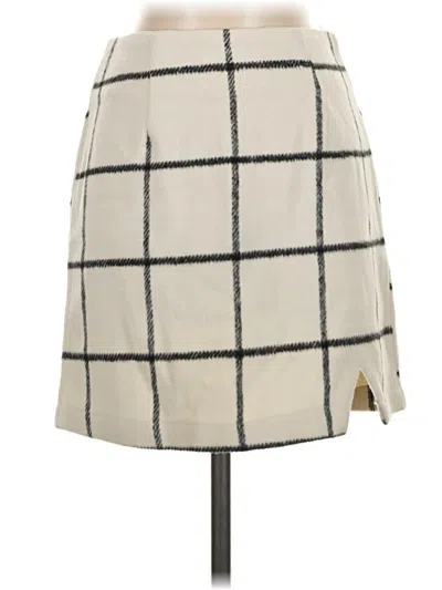 Pre-owned Lulus Casual Skirt In White