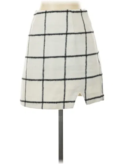 Pre-owned Lulus Casual Skirt In White