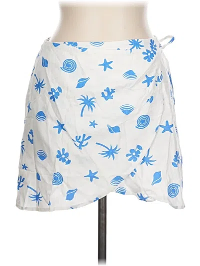 Pre-owned Lulus Casual Skirt In White