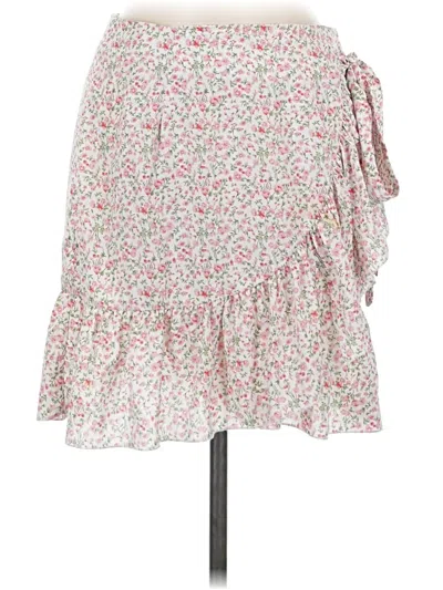 Pre-owned Lulus Casual Skirt In White