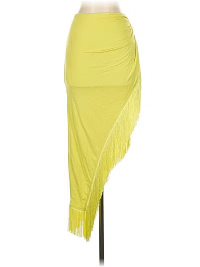 Pre-owned Lulus Casual Skirt In Yellow