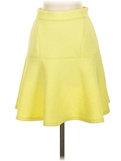 Pre-owned Lulus Casual Skirt In Yellow