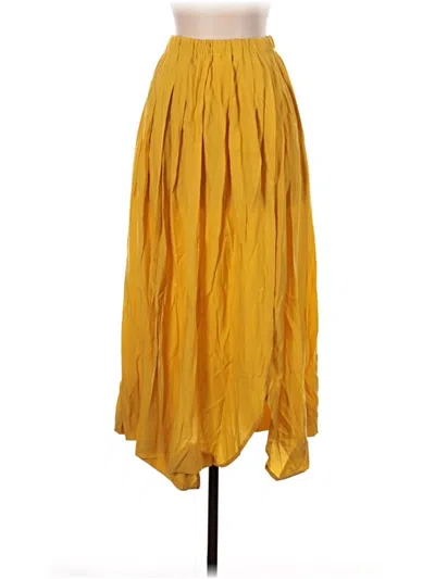 Pre-owned Lulus Casual Skirt In Yellow