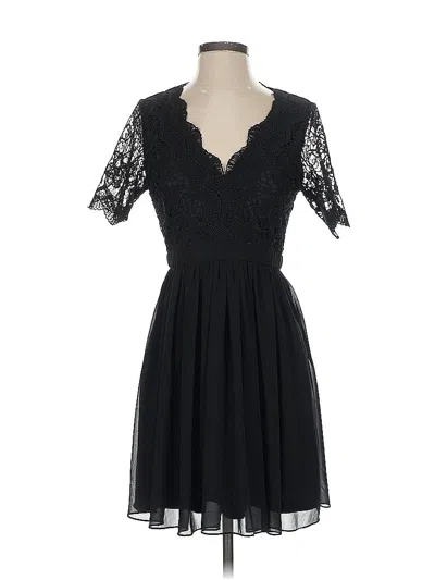 Pre-owned Lulus Cocktail Dress In Black