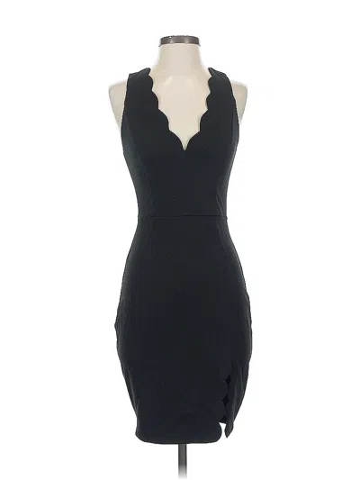 Pre-owned Lulus Cocktail Dress In Black