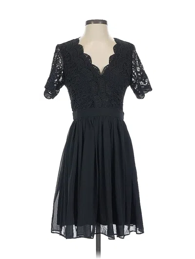 Pre-owned Lulus Cocktail Dress In Black