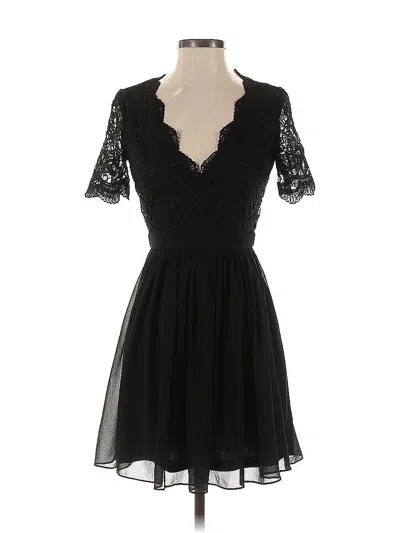 Pre-owned Lulus Cocktail Dress In Black