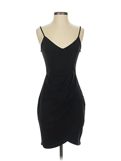 Pre-owned Lulus Cocktail Dress In Black