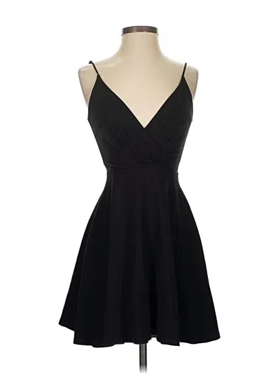 Pre-owned Lulus Cocktail Dress In Black