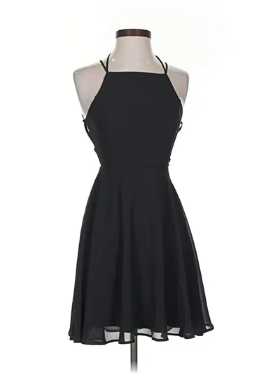 Pre-owned Lulus Cocktail Dress In Black