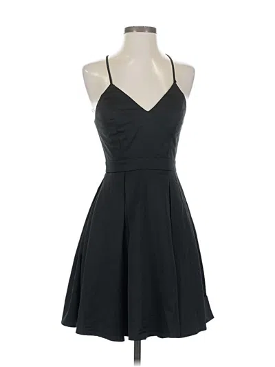 Pre-owned Lulus Cocktail Dress In Black
