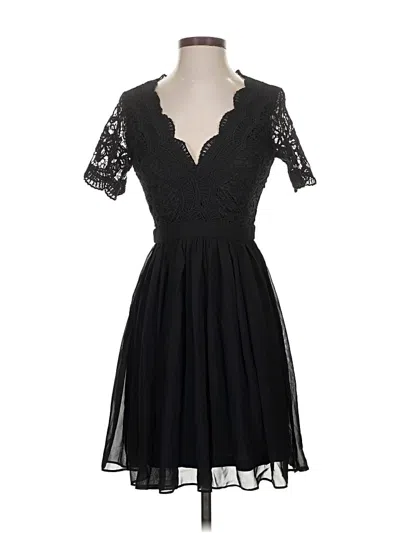 Pre-owned Lulus Cocktail Dress In Black
