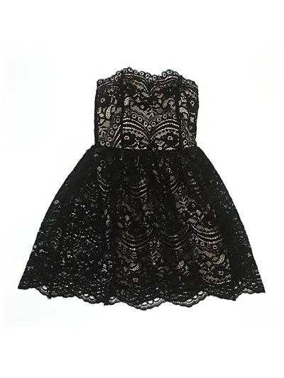 Pre-owned Lulus Cocktail Dress In Black