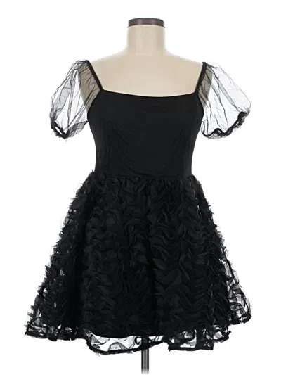 Pre-owned Lulus Cocktail Dress In Black