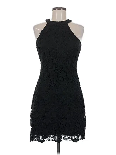 Pre-owned Lulus Cocktail Dress In Black