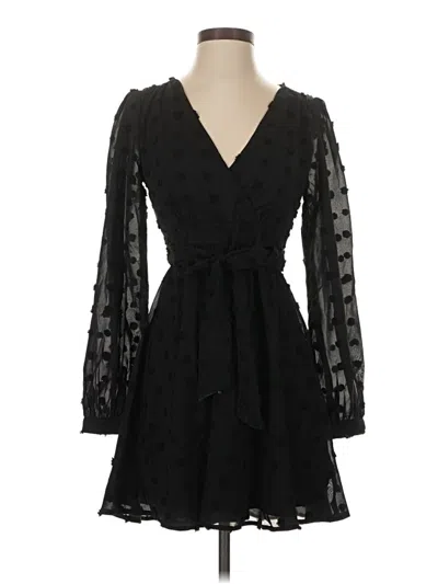 Pre-owned Lulus Cocktail Dress In Black