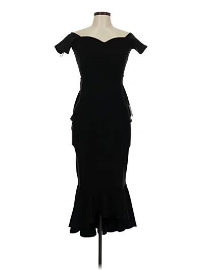 Pre-owned Lulus Cocktail Dress In Black