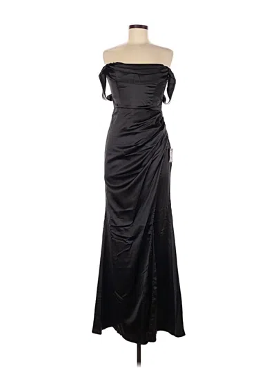 Pre-owned Lulus Cocktail Dress In Black