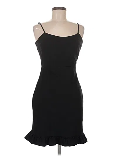 Pre-owned Lulus Cocktail Dress In Black