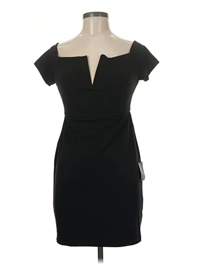 Pre-owned Lulus Cocktail Dress In Black