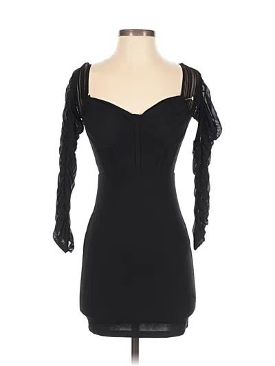 Pre-owned Lulus Cocktail Dress In Black