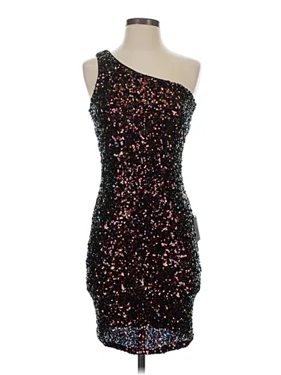 Pre-owned Lulus Cocktail Dress In Black