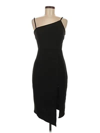 Pre-owned Lulus Cocktail Dress In Black