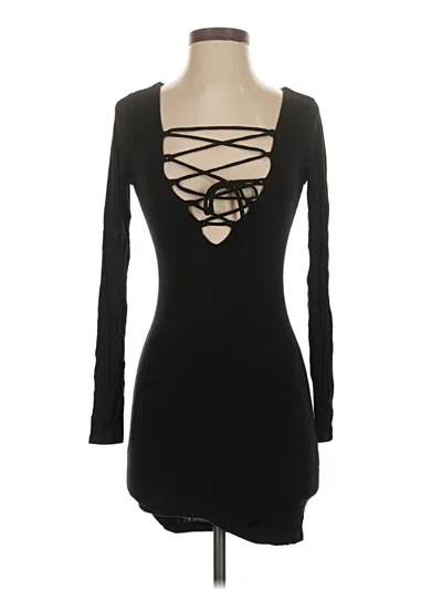 Pre-owned Lulus Cocktail Dress In Black