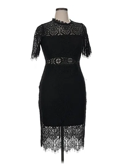 Pre-owned Lulus Cocktail Dress In Black