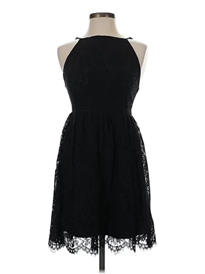 Pre-owned Lulus Cocktail Dress In Black