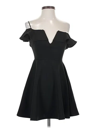 Pre-owned Lulus Cocktail Dress In Black