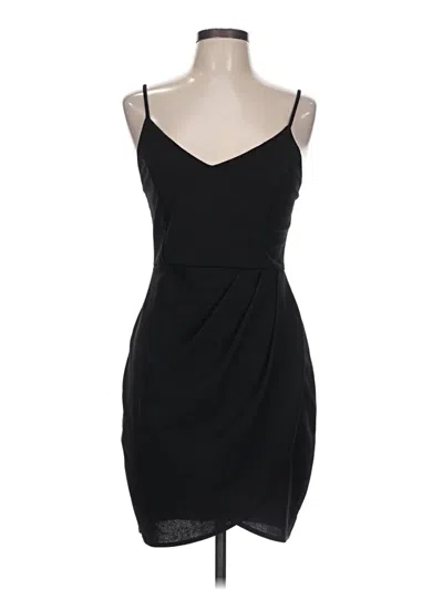 Pre-owned Lulus Cocktail Dress In Black