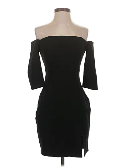 Pre-owned Lulus Cocktail Dress In Black