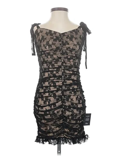 Pre-owned Lulus Cocktail Dress In Black