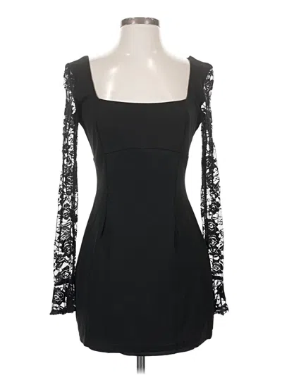 Pre-owned Lulus Cocktail Dress In Black