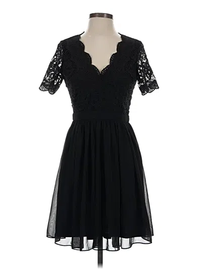 Pre-owned Lulus Cocktail Dress In Black