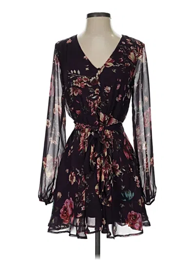 Pre-owned Lulus Cocktail Dress In Black