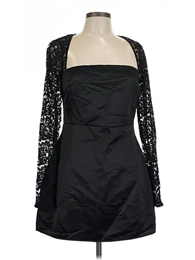 Pre-owned Lulus Cocktail Dress In Black