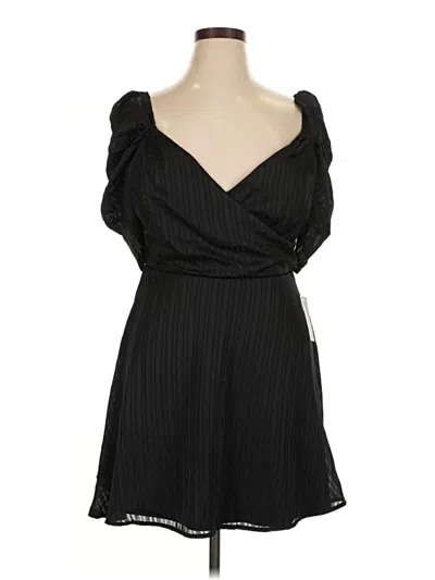 Pre-owned Lulus Cocktail Dress In Black