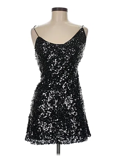 Pre-owned Lulus Cocktail Dress In Black