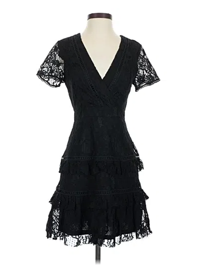Pre-owned Lulus Cocktail Dress In Black