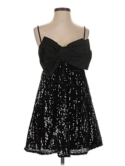 Pre-owned Lulus Cocktail Dress In Black