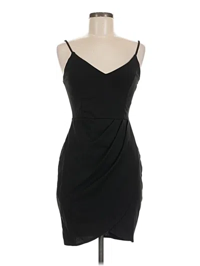 Pre-owned Lulus Cocktail Dress In Black