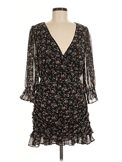 Pre-owned Lulus Cocktail Dress In Black