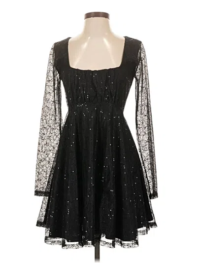 Pre-owned Lulus Cocktail Dress In Black