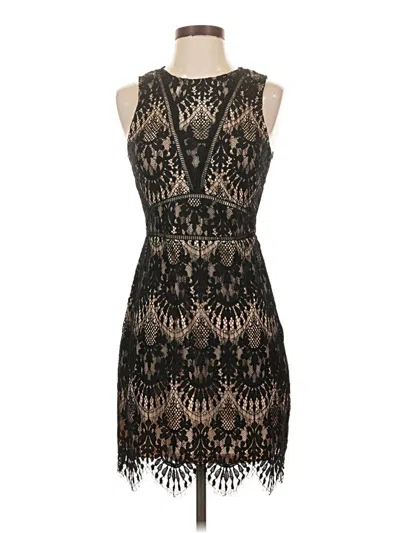 Pre-owned Lulus Cocktail Dress In Black