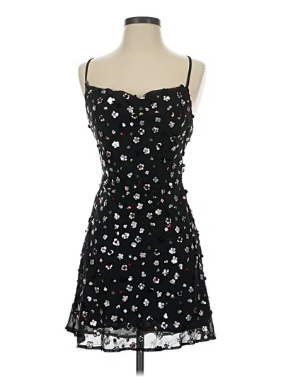 Pre-owned Lulus Cocktail Dress In Black