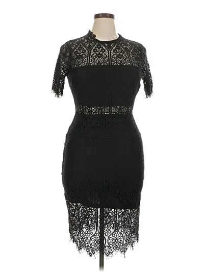 Pre-owned Lulus Cocktail Dress In Black